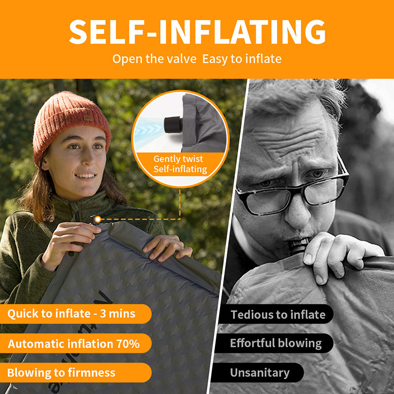 Naturehike D01 Self-inflating  - огляд і ціна Outdoor Camping Rugs