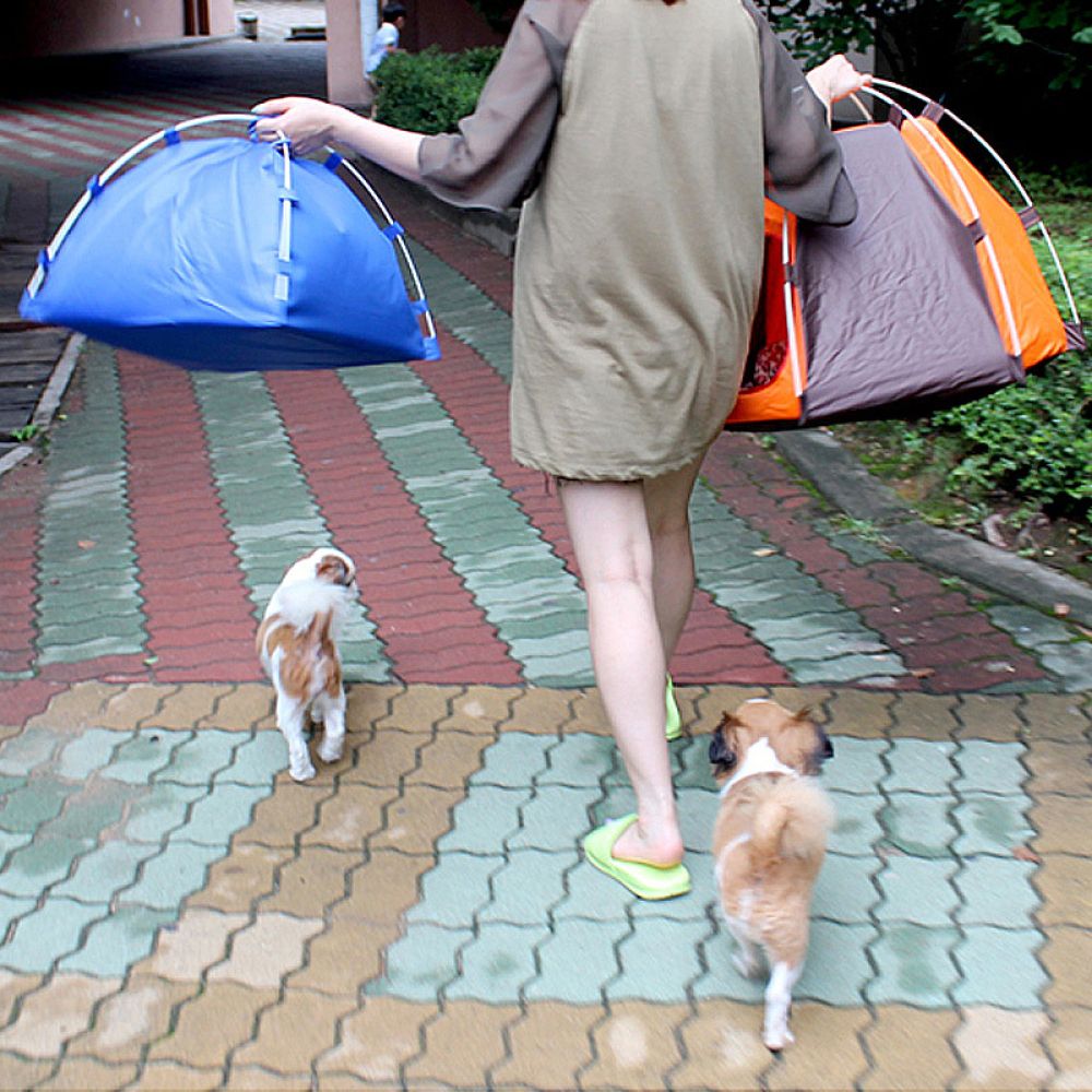 Portable Dog Tent House Outdoo - огляд і ціна Outdoor Camping Dog Bed