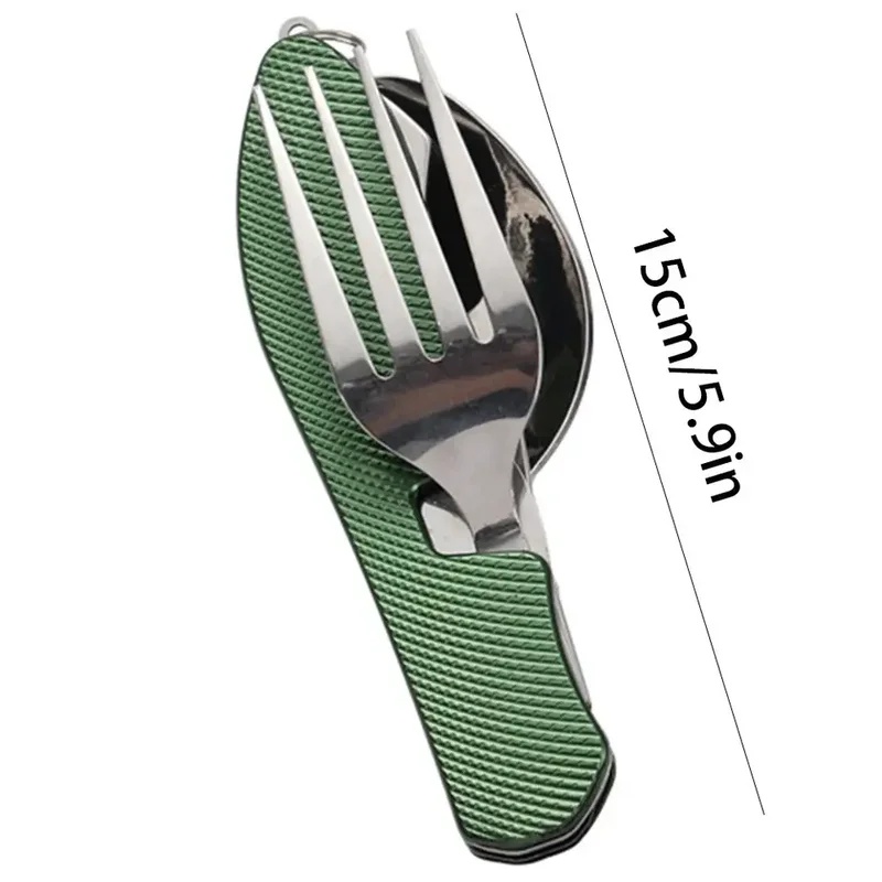 Stainless Steel Cutlery 4in1 O - огляд і ціна Outdoor Camping Dining Set